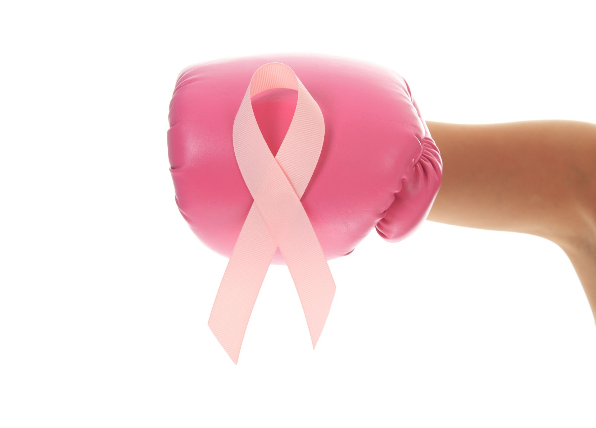 Logotipo de guantes de sobrevivientes de cáncer